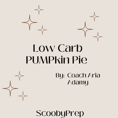 Low Carb Pumpkin Pie by Coach Aria